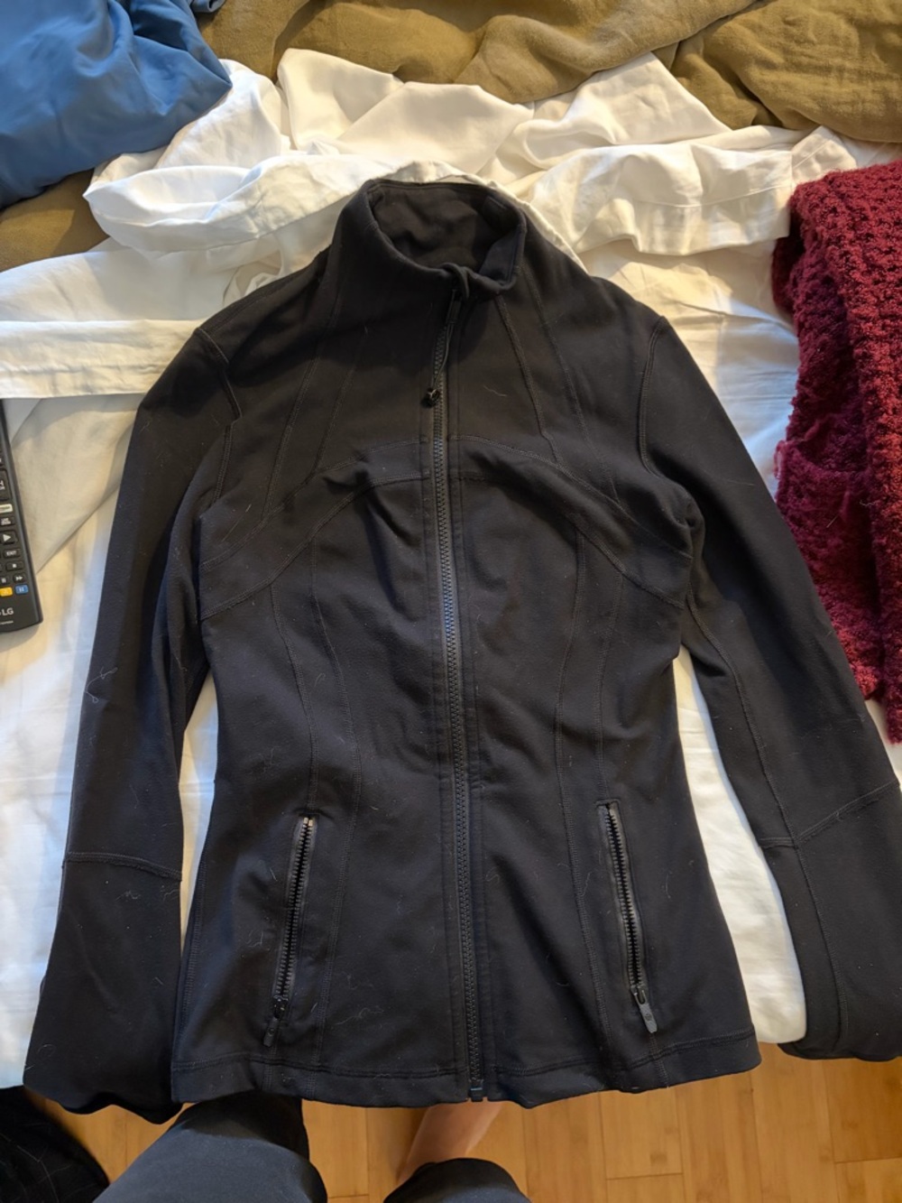 lululemon athletica Black Zip-Up Utility Jacket